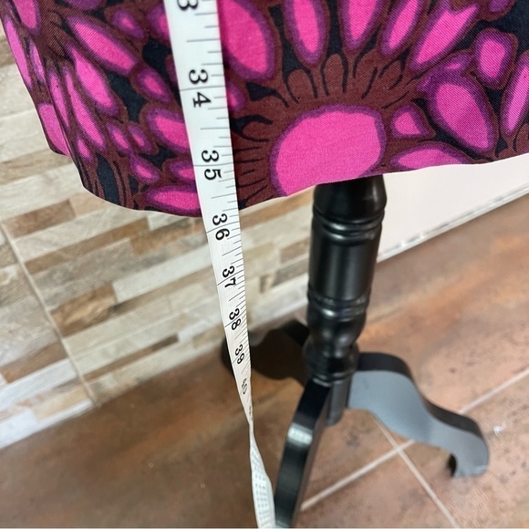 TRINA TURK - Pure Silk skirt Tory Sheath Dress Lined Womens Sz 4 - Picture 7 of 15